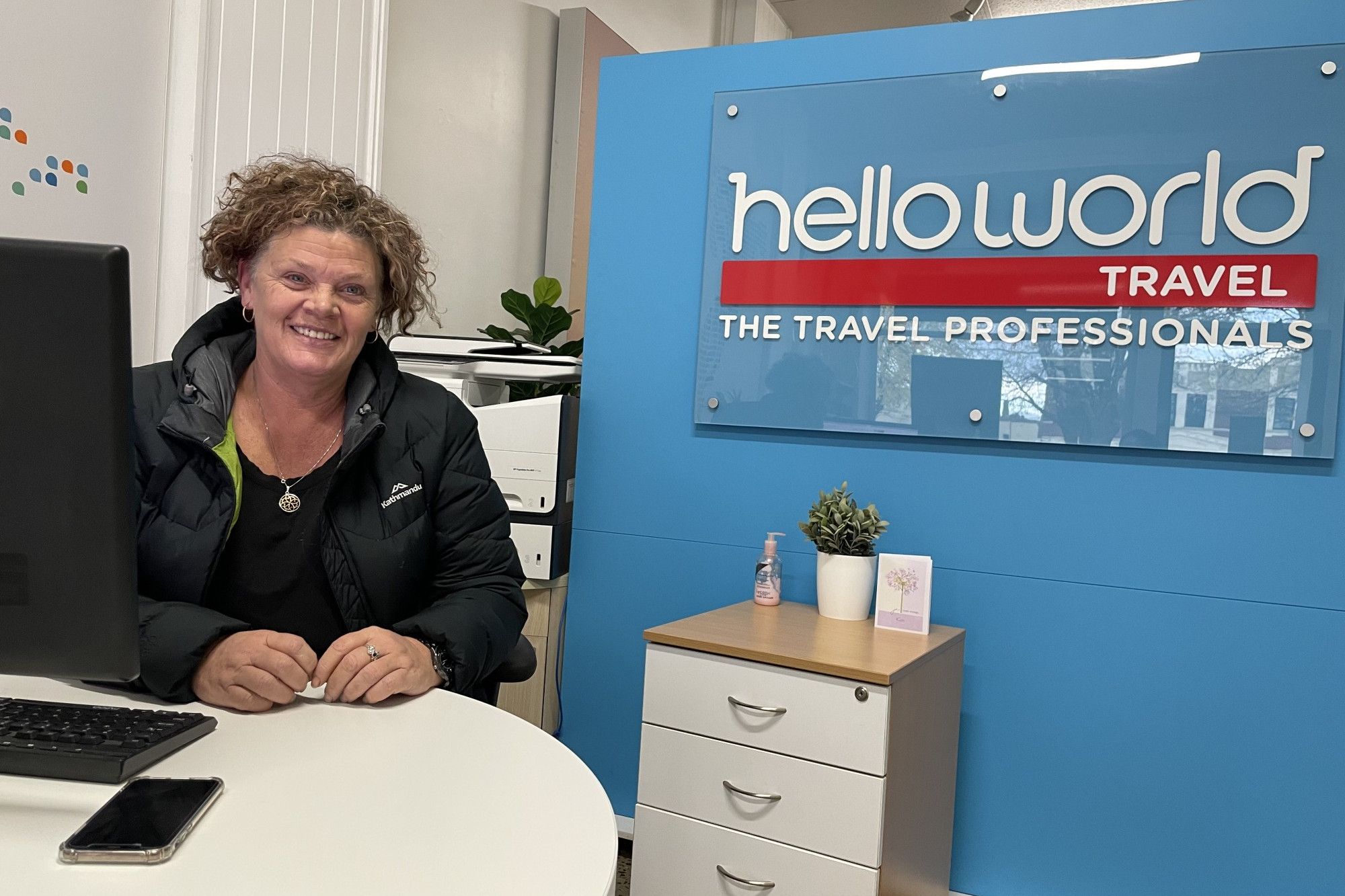 Positive: After two and a half years of travel restrictions, local travel agent Kym Tracey is looking forward to the industry returning to some semblance of normal.