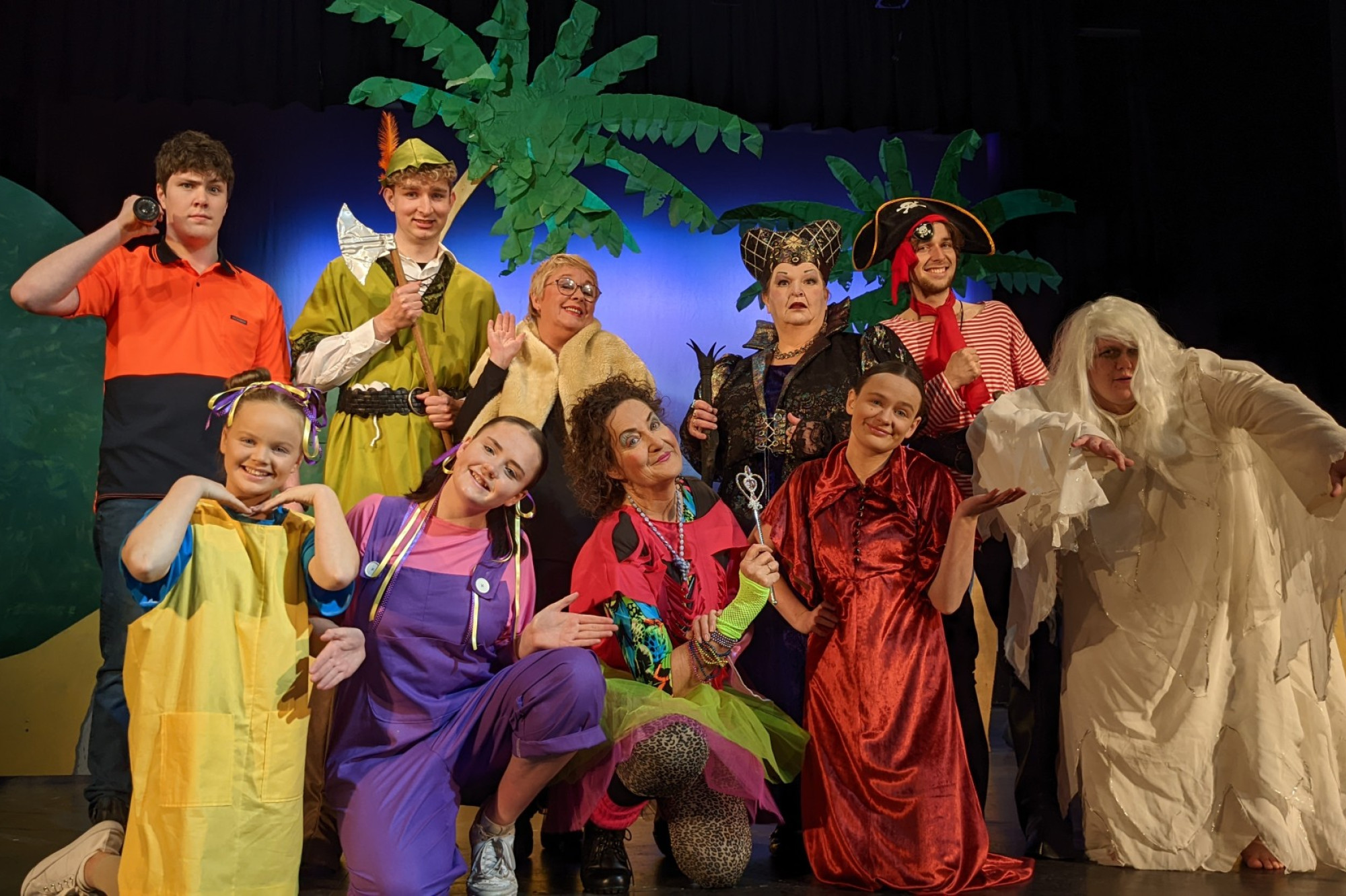 Peformance: Cast members have been busy rehearshing for next week’s Camperdown Theatre Production show ‘The Panto Puzzle’.