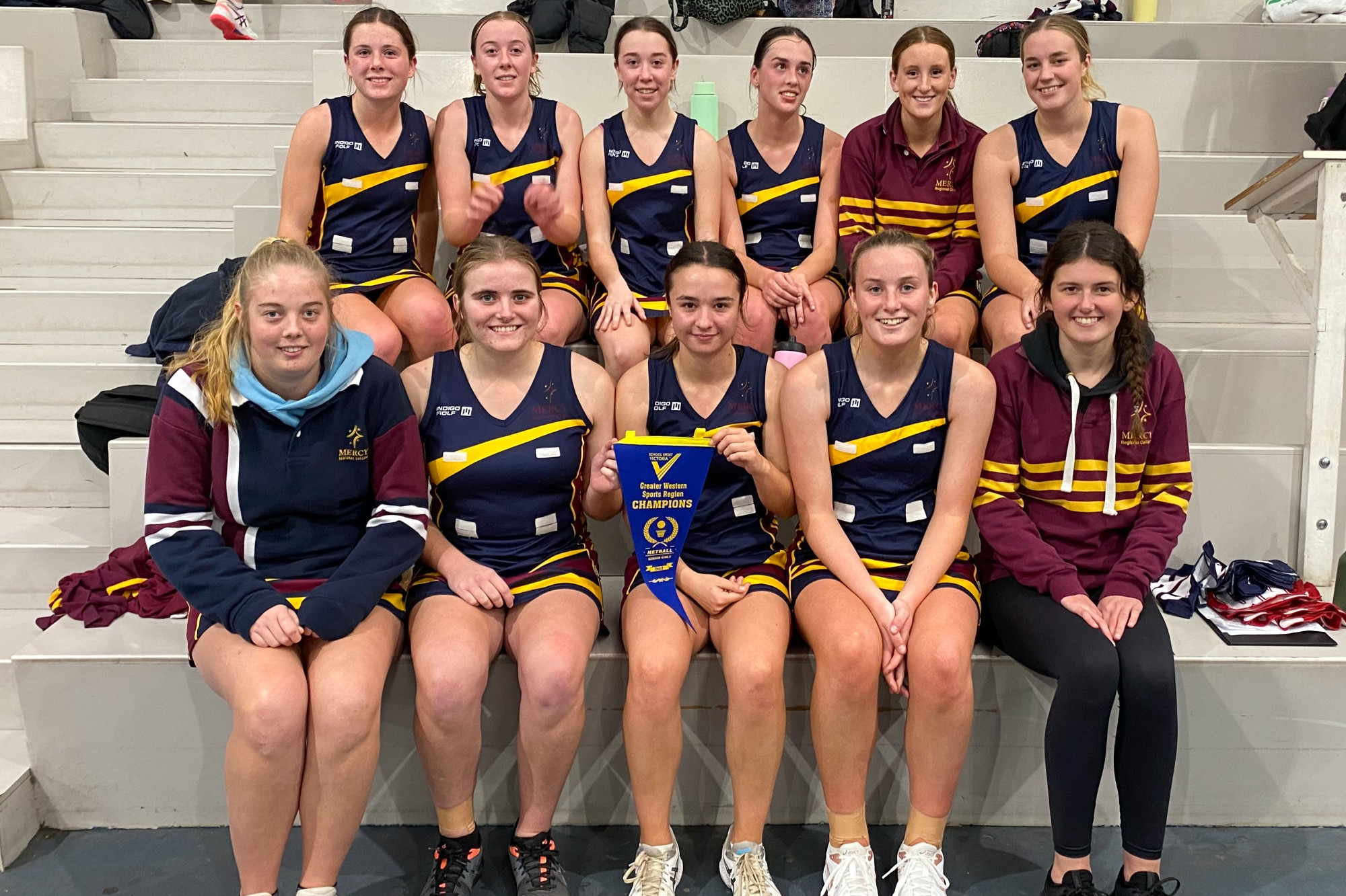 MRC senior girls netball team.