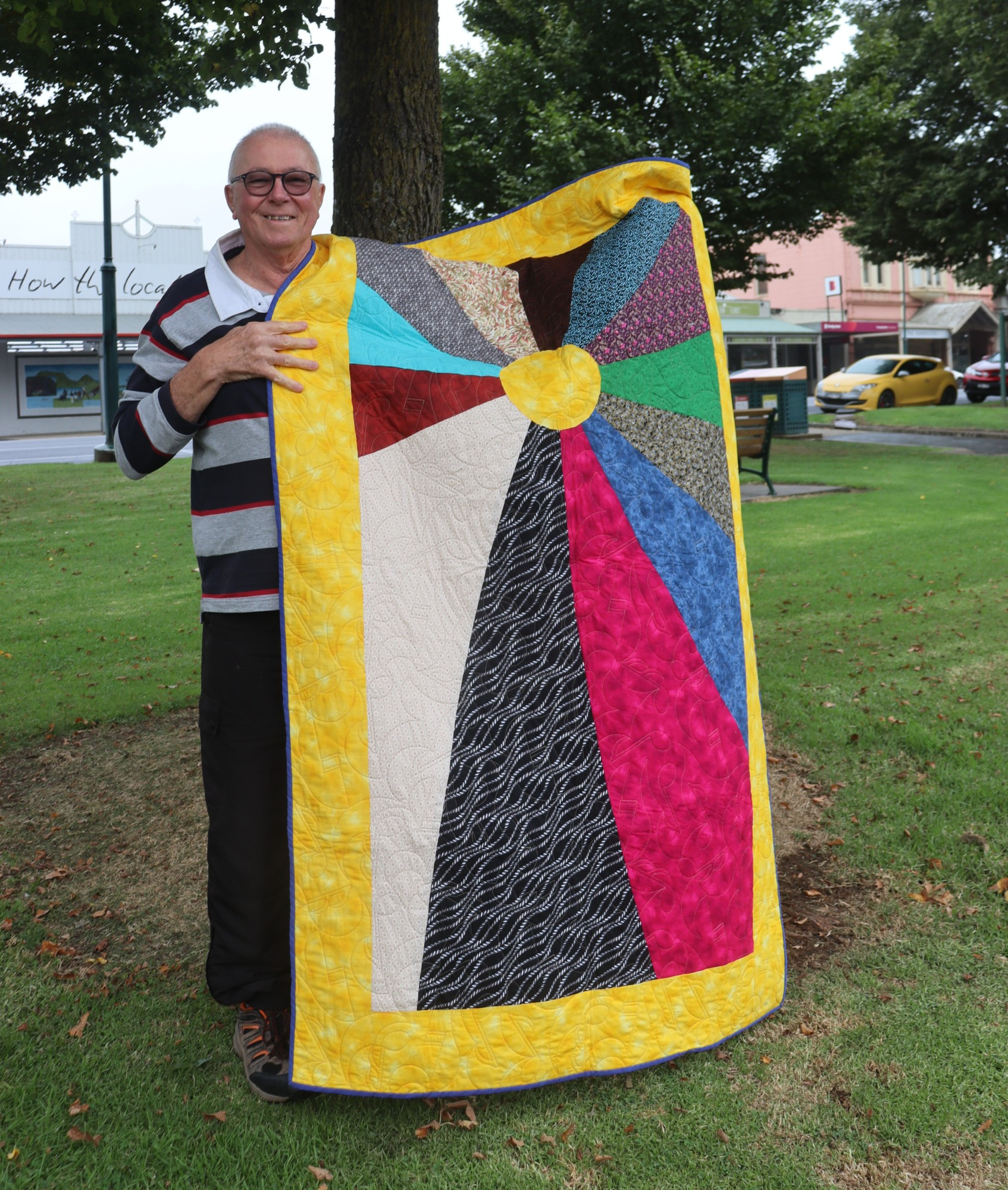 Exhibition: Camperdown Clocktower Quilters president Bruce Kirk is looking forward to the upcoming quilting and stitching exhibition in Camperdown.