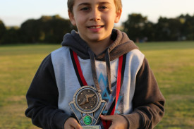 Connor Dixon – boys’ encouragement award winner. 