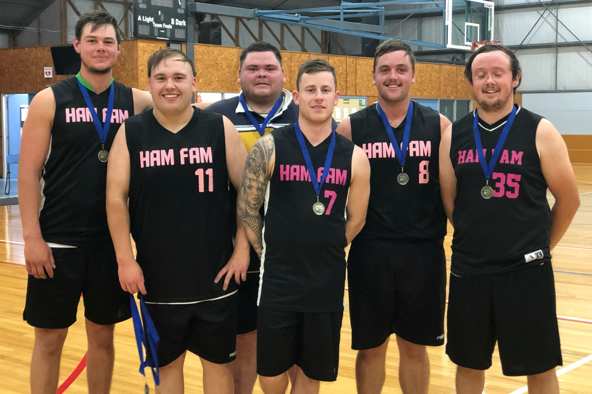 Senior champs: The Ham Sangas defeated the Young Bloods by 11 points to take the CABA senior men’s grand final.