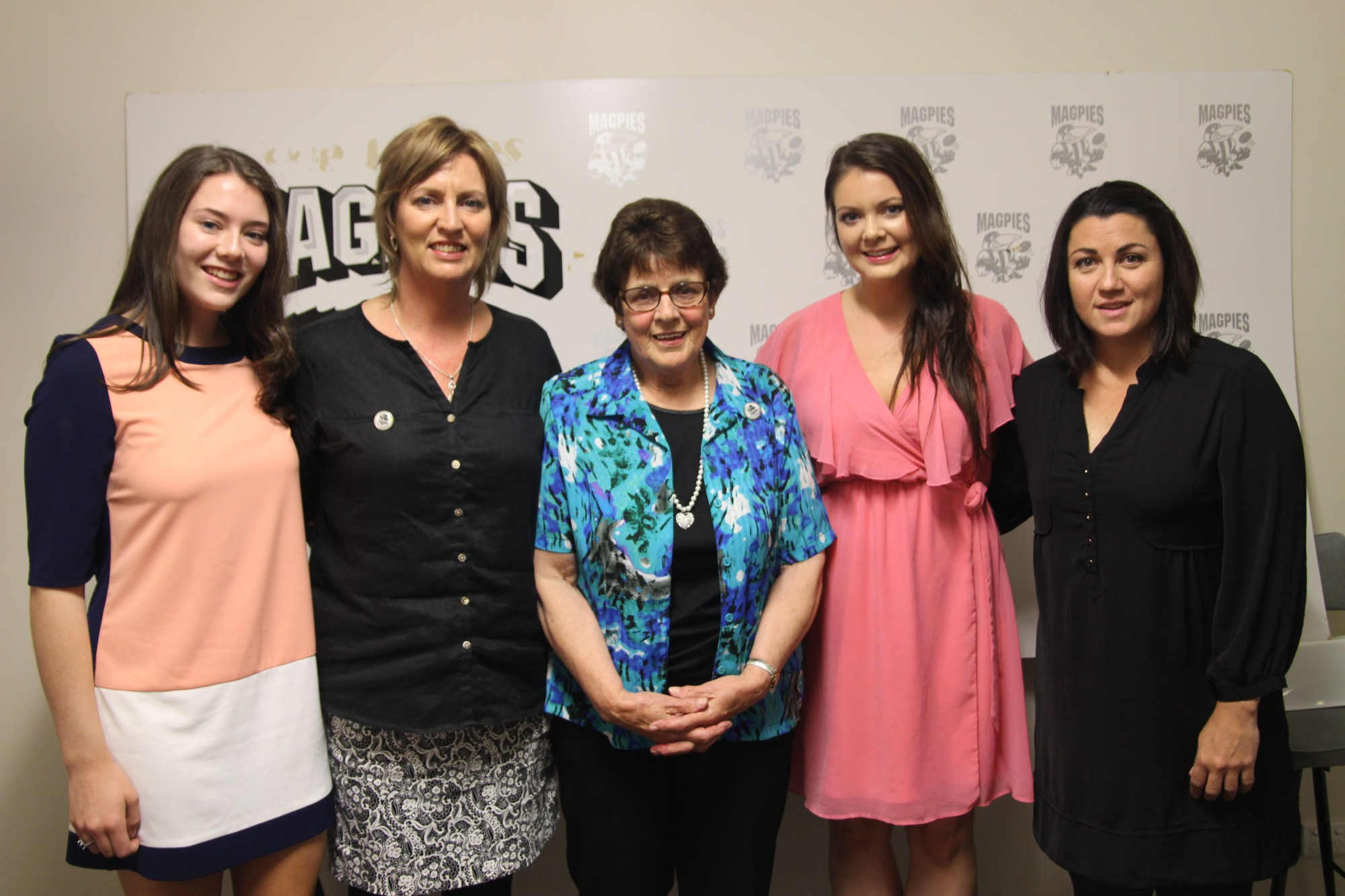 Jan Riches (centre) was thrilled to receive a life membership in 2014. She is pictured with, from left, granddaughter Stacey Hall, daughter Kathy Hall and granddaughters Rachel Hall and Leah Sinnott.