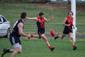 Steve Ryan was a stand-out for the Demons in their loss against Ararat. 