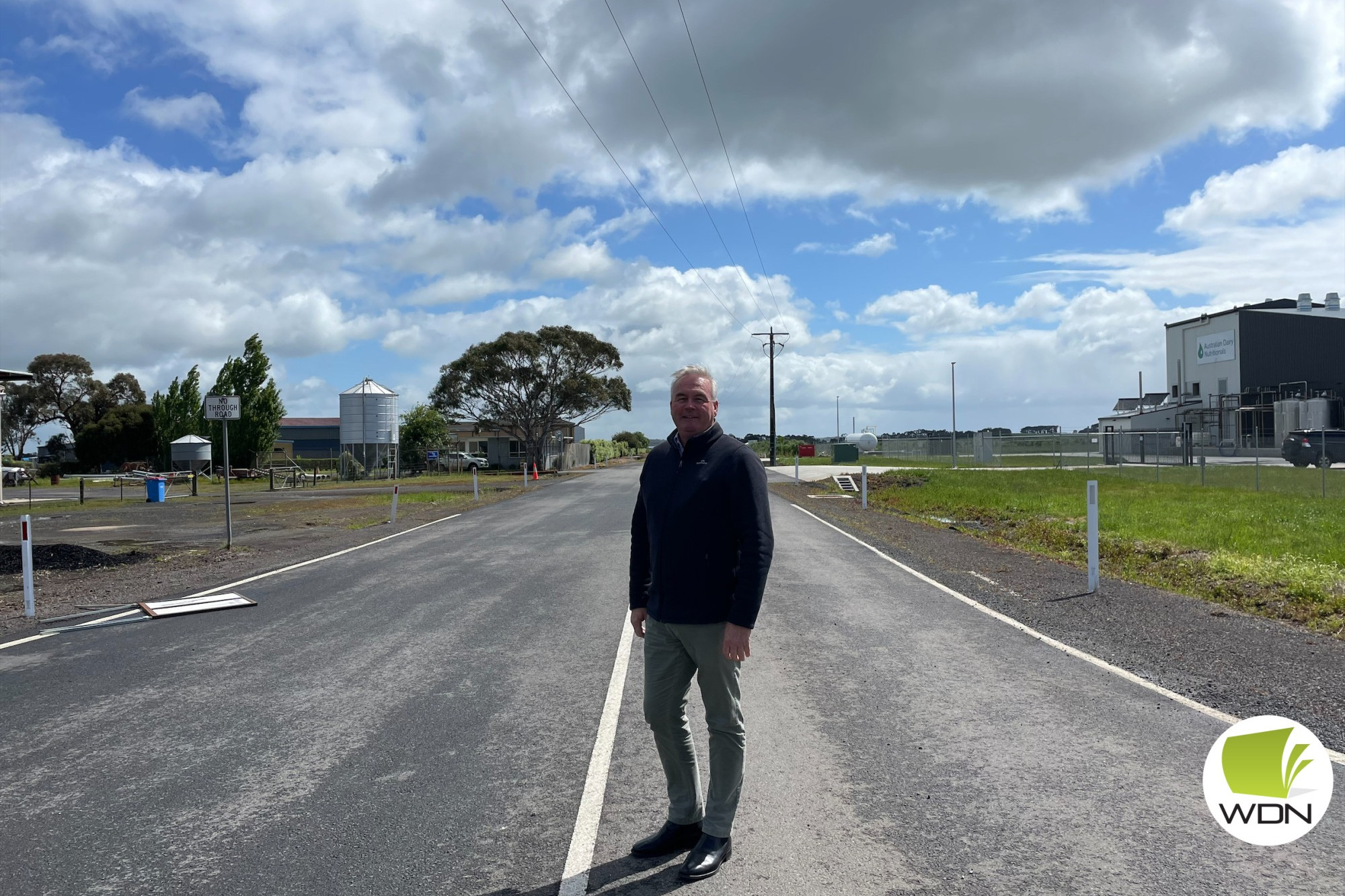 Drop-in sessions: Corangamite Shire councillor Laurie Hickey is encouraging the community to have its say on a draft of the Camperdown Production Precinct.