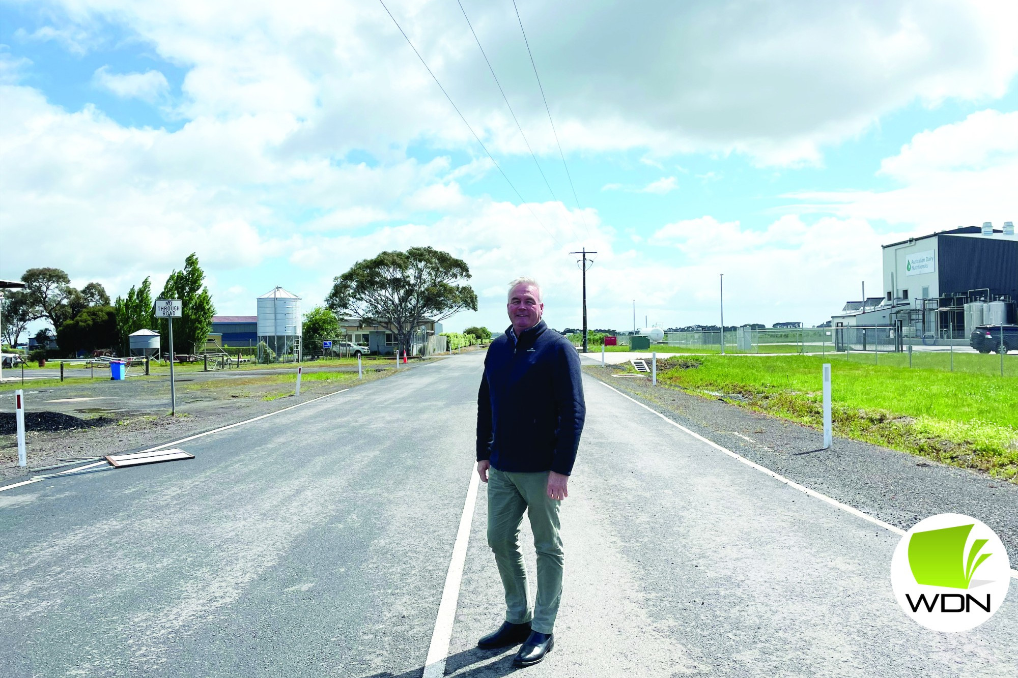 Open for comment: Corangamite Shire councillor Laurie Hickey is encouraging the community to have its say on a draft of the Camperdown Production Precinct.