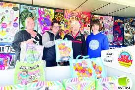 The showbag stand proved a hit with showgoers. 