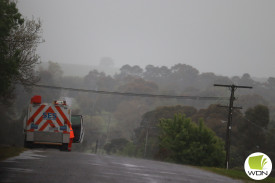 SES units helped at call-outs across the region for flooding and building damage.