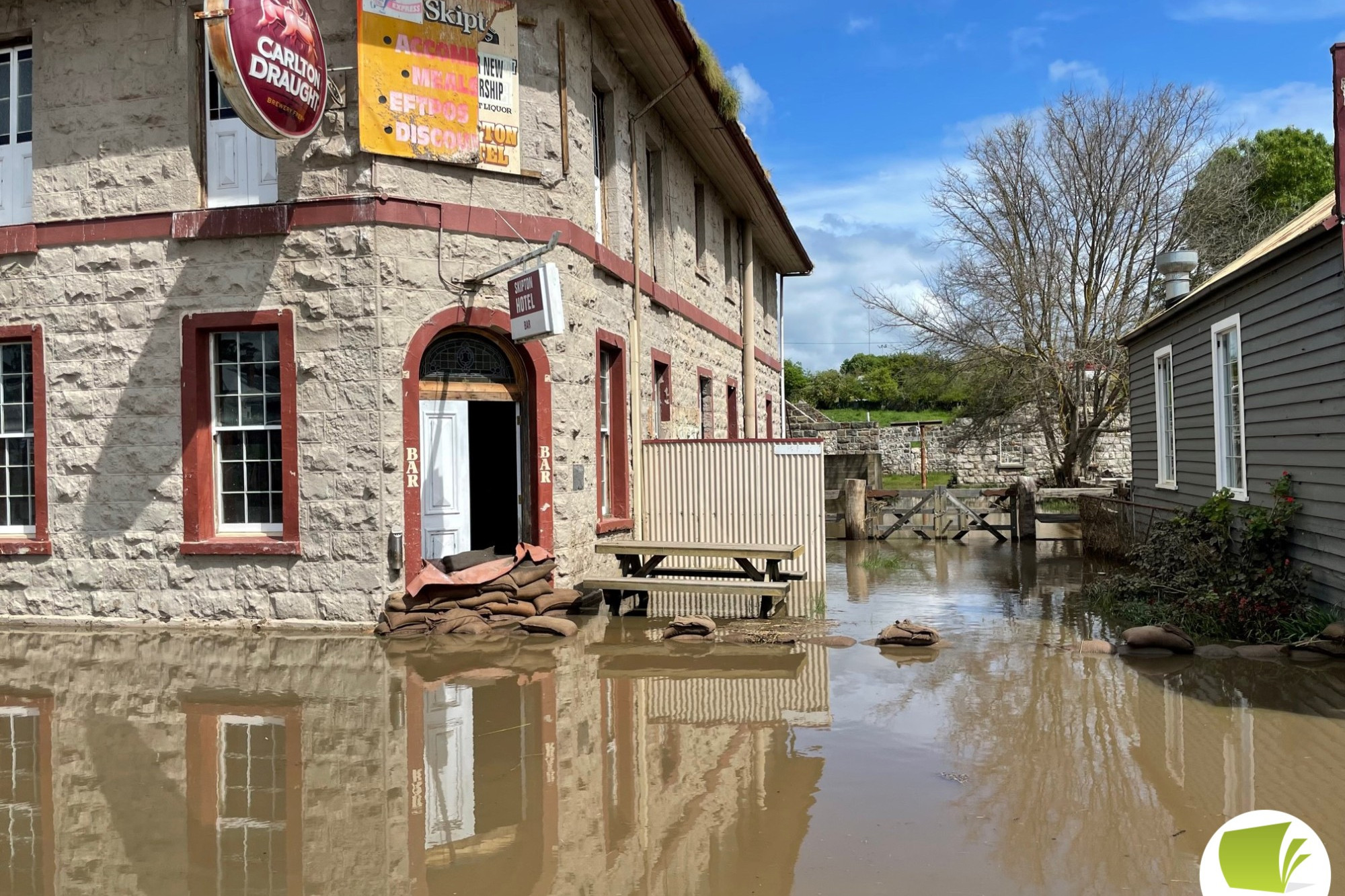 Significant flooding occurred in Skipton.