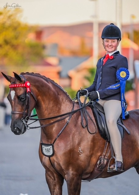 Talented: Leslie Manor’s Stella Horspole in action at the Adelaide Royal last week. Photo courtesy Lisa Gordon, Equinet Media.