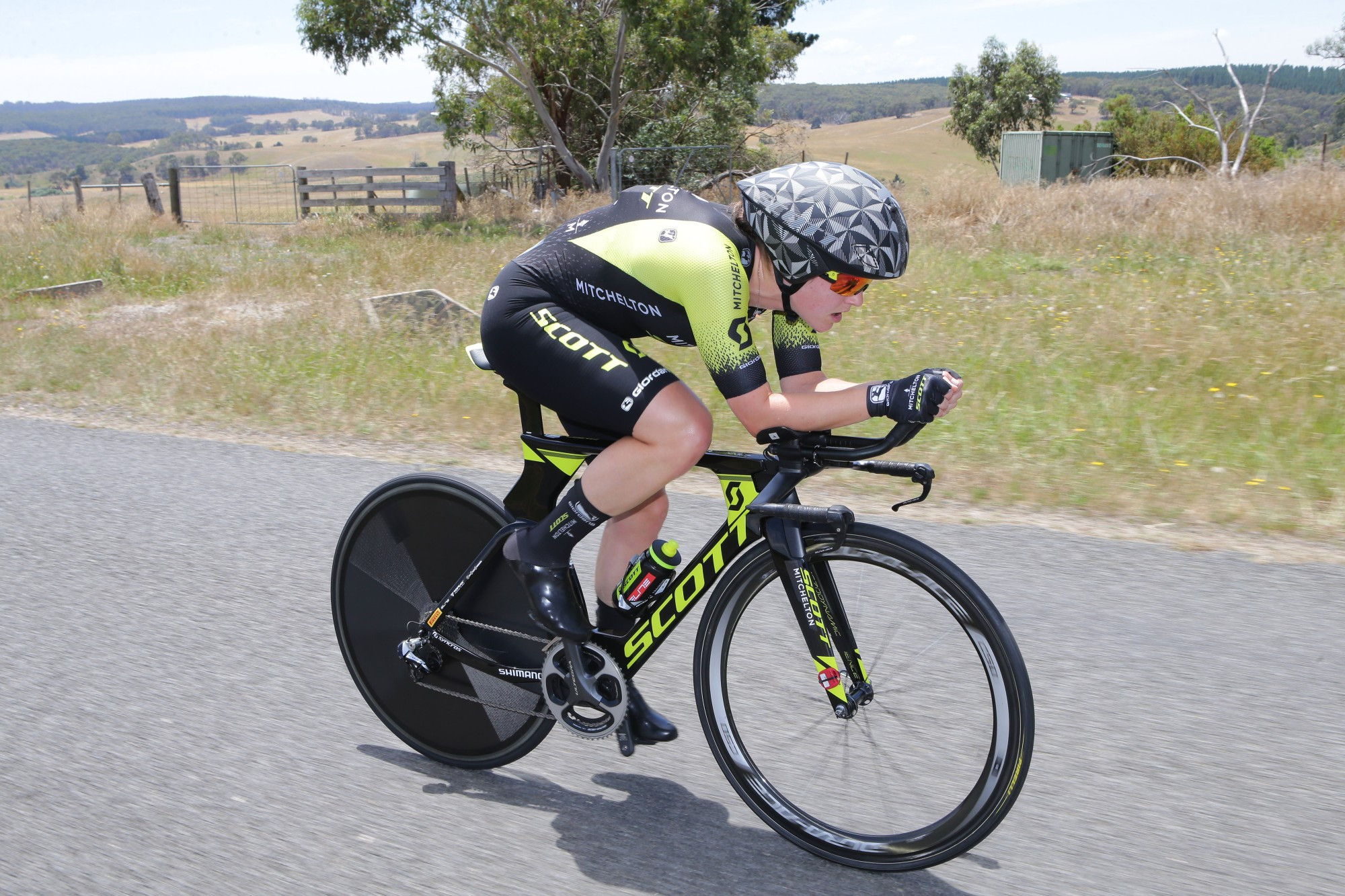 Grace Brown at the Giro d’Italia Donne.