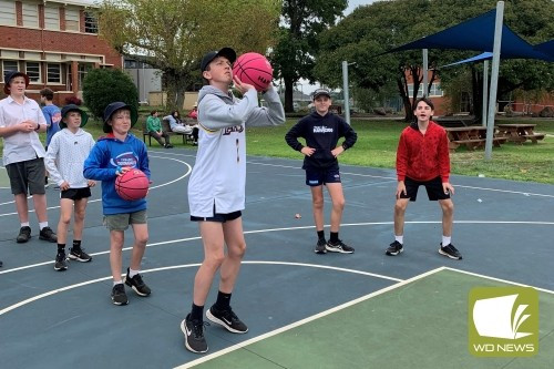 ‘Fun’ in fundraising: Students at Camperdown College’s junior campus enjoyed sports as a part of the Brain Cancer Centre fundraiser.