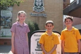 St Patrick’s Primary 2023 school captains. 