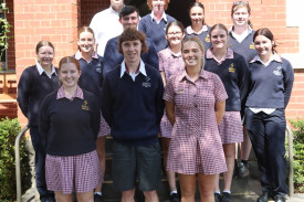 Mercy Regional College 2023 school leaders. 