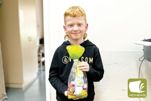 Sharing Easter joy: South West Healthcare want to thank Bodhi Taylor “from the bottom of out hearts” for his generous gift.