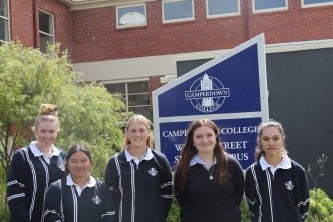 Camperdown College secondary school leaders.
