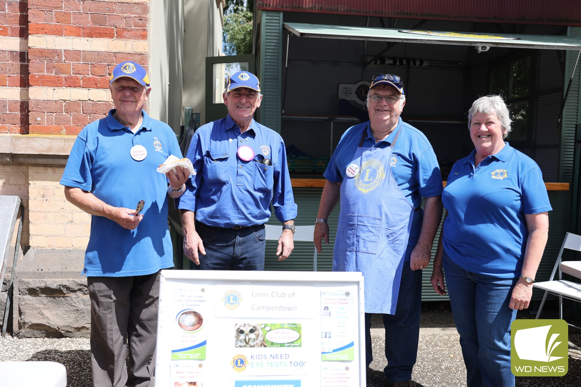 Busy Lions: Members of the Camperdown Lions Club have been very busy over the past few weeks.