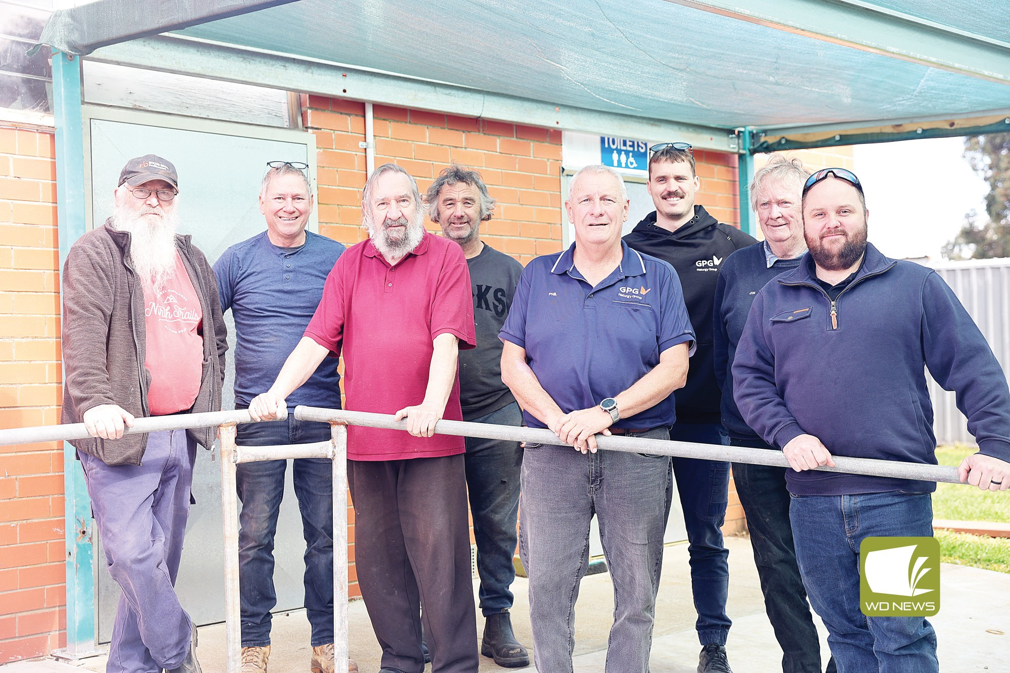 “Thank you”: Lismore’s Men’s Shed extended their gratitude to Berrybank Wind Farm for providing funding for a special project.