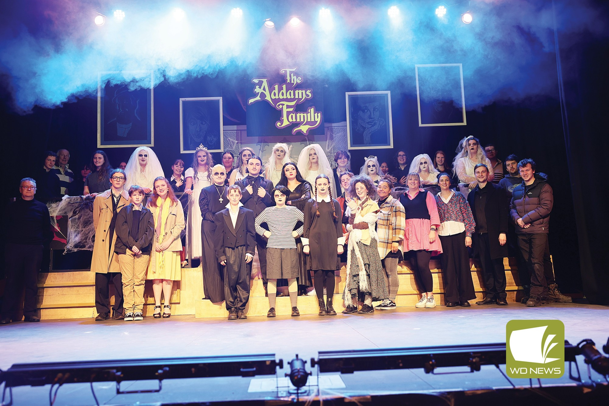 Altogether ooky: Mercy Regional College showed off their hard work in their production of ‘The Addams Family’.