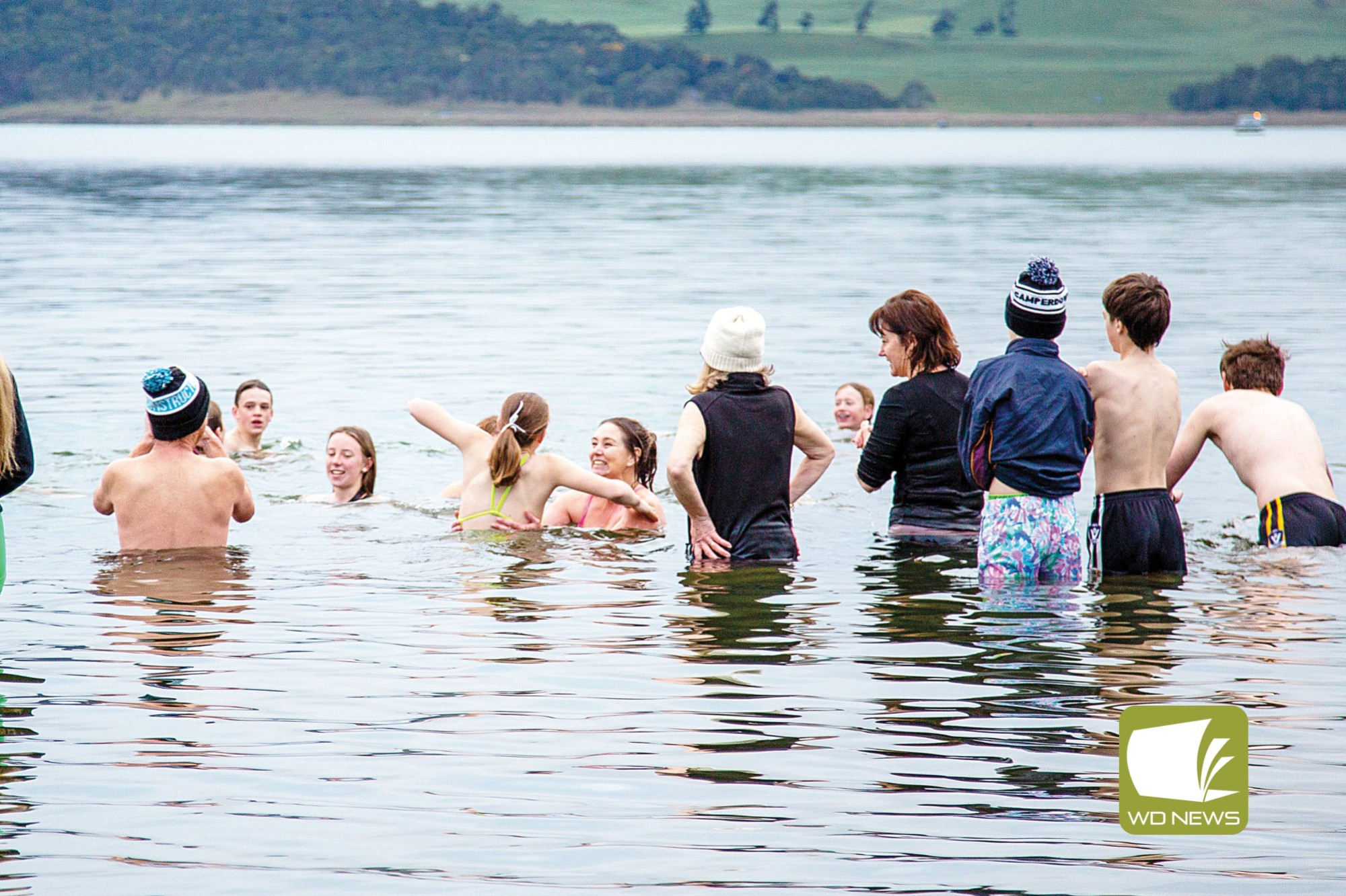 Taking a dip: Mercy Regional College students will go for a dip for mental health next Friday.