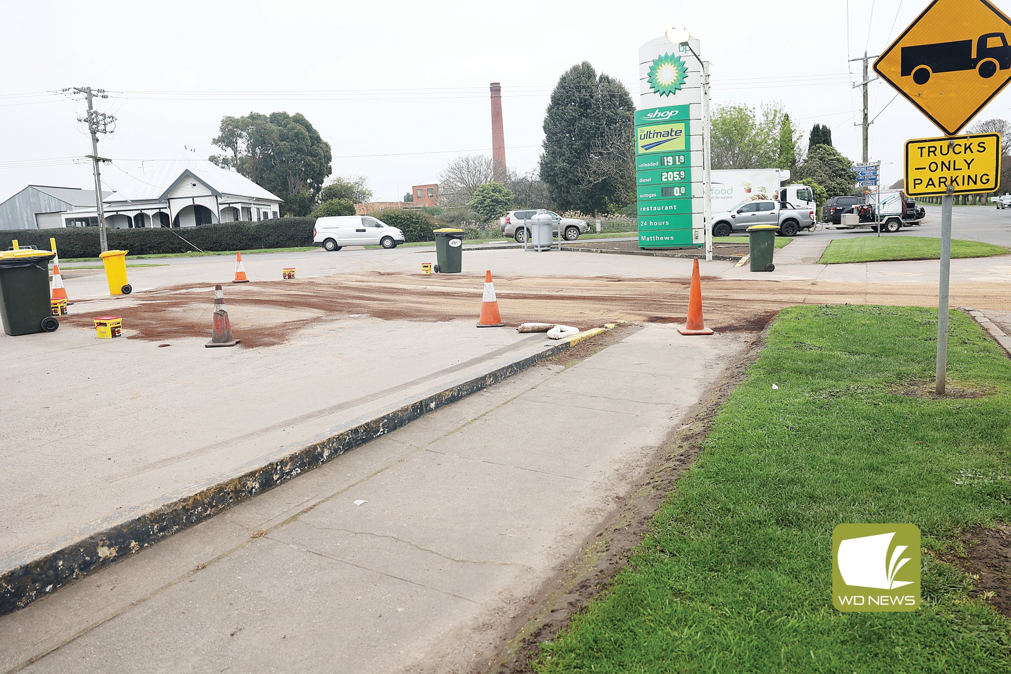 Diesel leak: CFA were called to Camperdown BP on Monday after diesel was spilled at the service station.