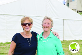 Glenda Archibald and Anne Albon enjoy a day out. 