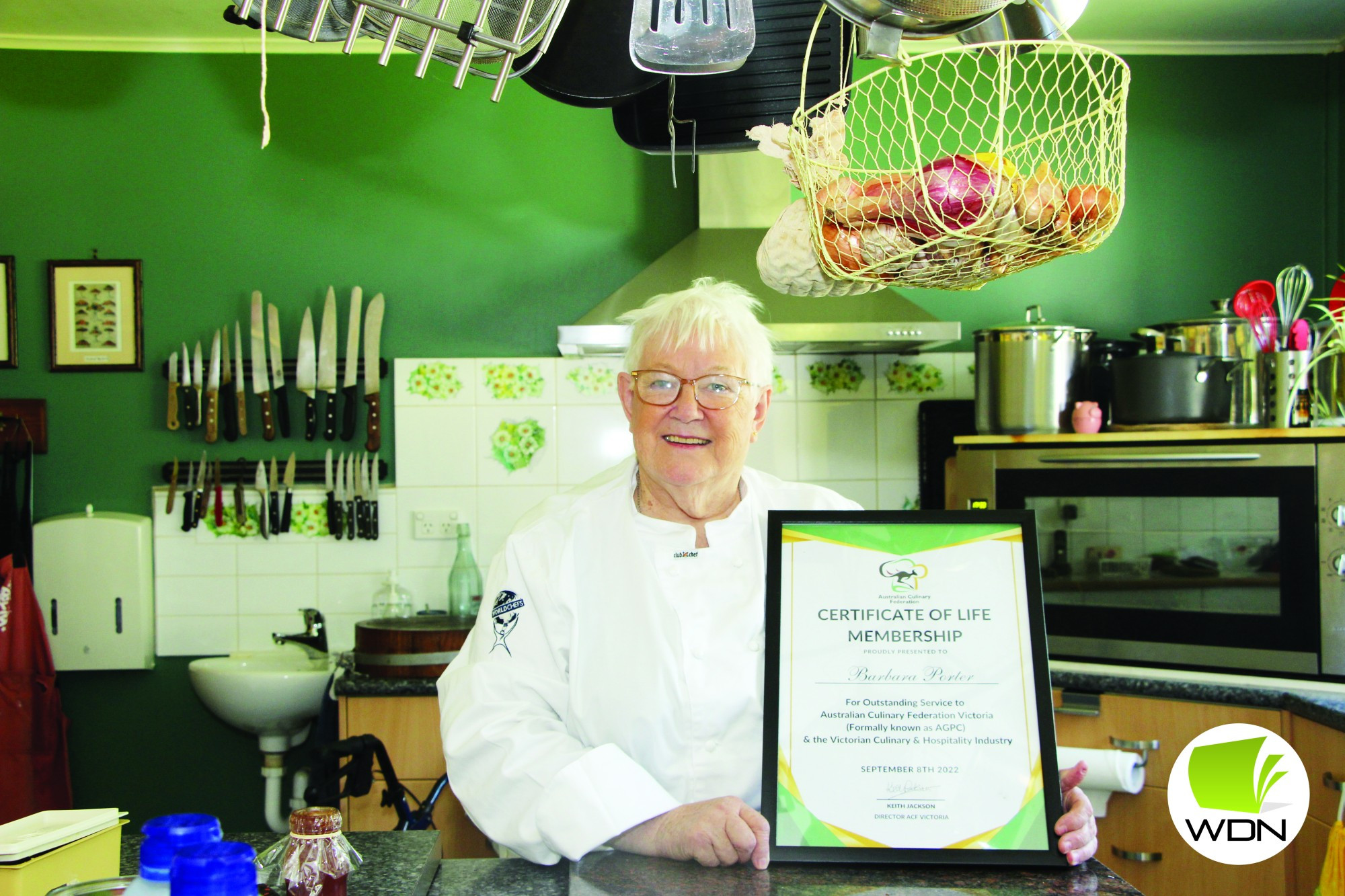 Local Master Chef: Barbara Porter’s love for cooking led to her receiving a high honour from the Australian Culinary Federation.