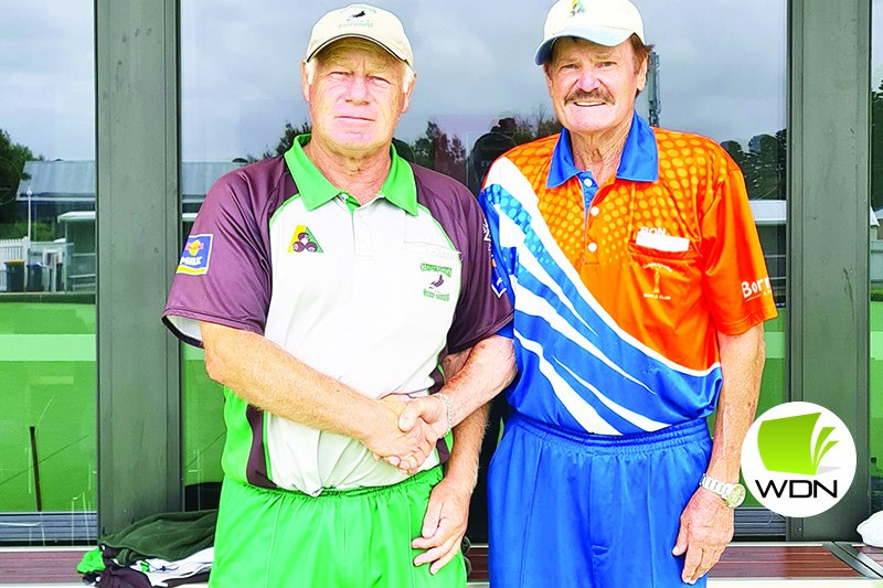 Camperdown’s Ron Cameron and Gary Body (Camperdown Golf) have placed in the top 16 in the state pairs.