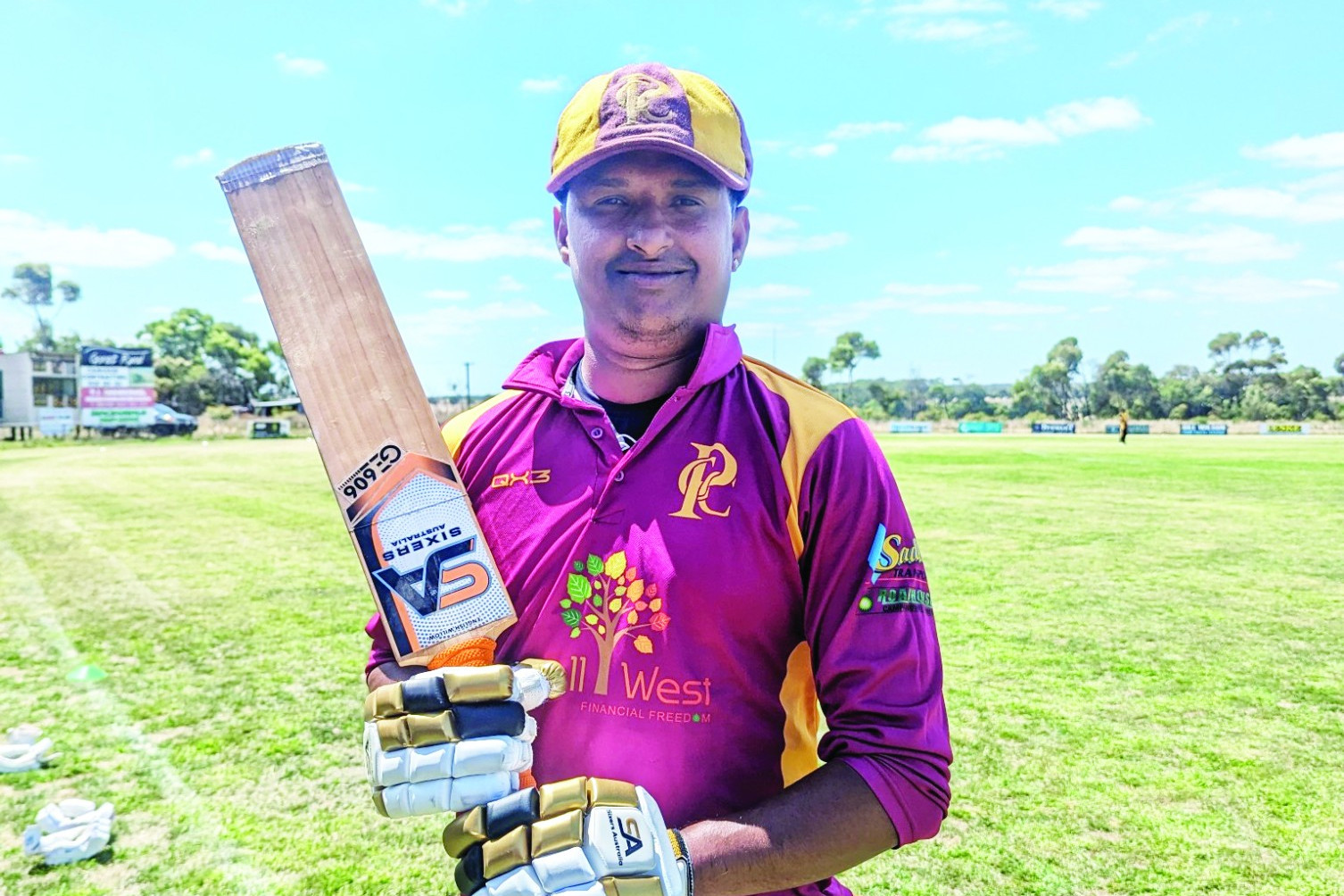 Division one’s Tharaka Sendanayake celebrated his second century for the Bulls last weekend with a knock of 126.