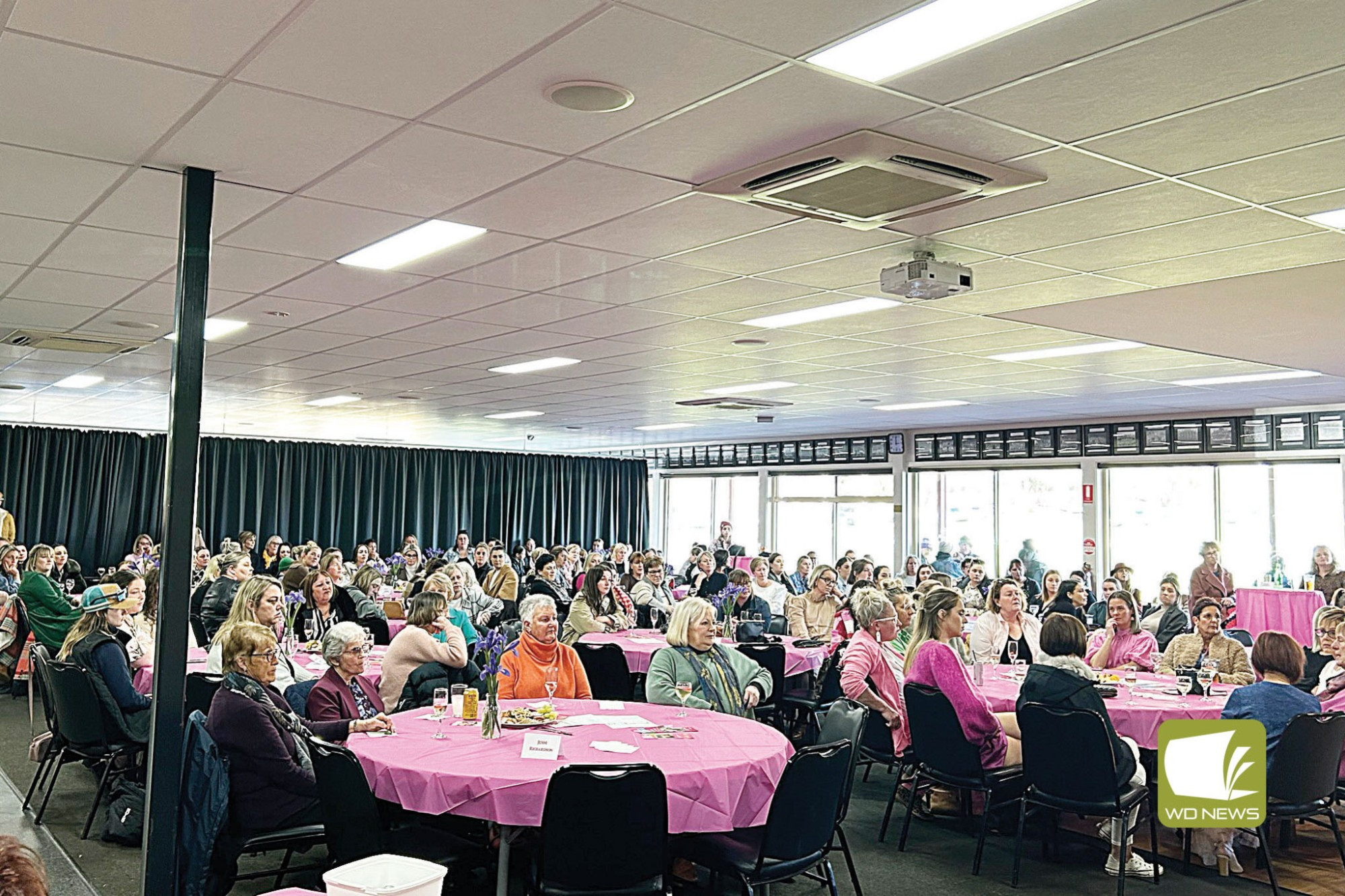 Ladies coming together: The Camperdown Football Netball Club’s Ladies Night was well-attended.