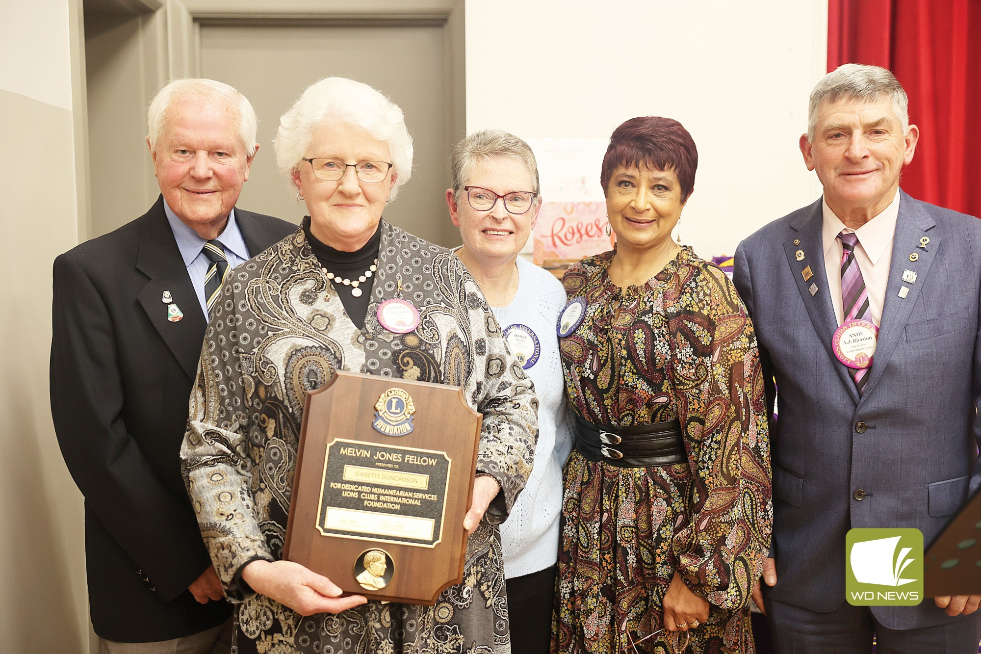 A new team: Camperdown Lions Club has recently welcomed a new leadership team at a recent Changeover Dinner.