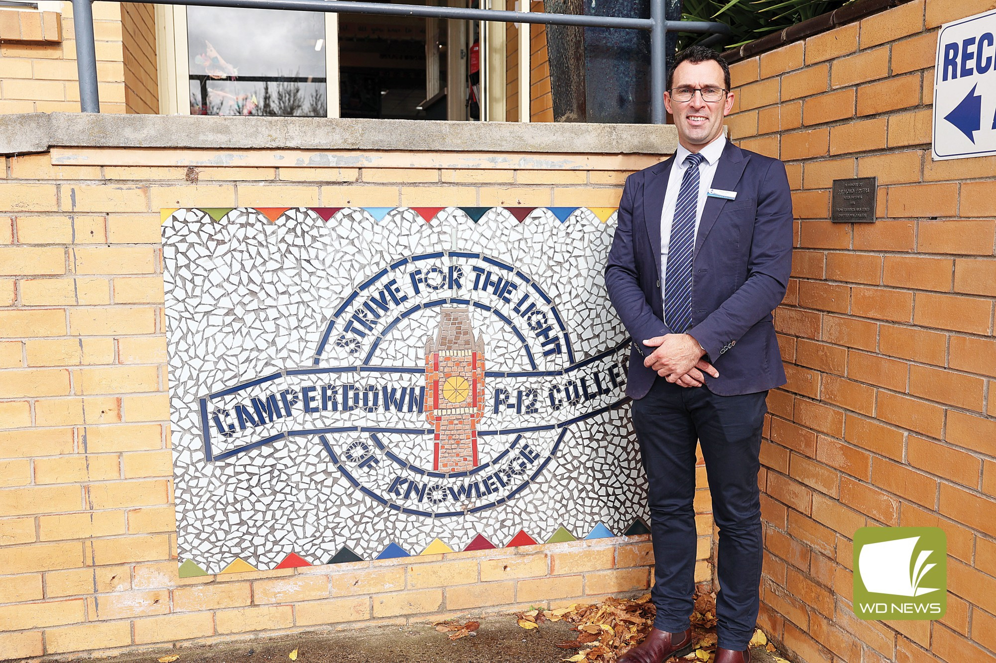 Taking the reins: Xavier Davis has now taken on the role as Camperdown College’s new principal.