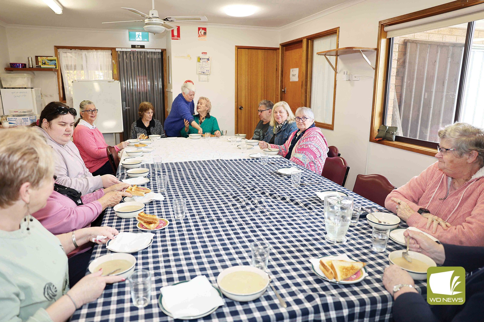 Warm hearts and stomachs: Camperdown Community House’s first Winter Warmer was well-attended.