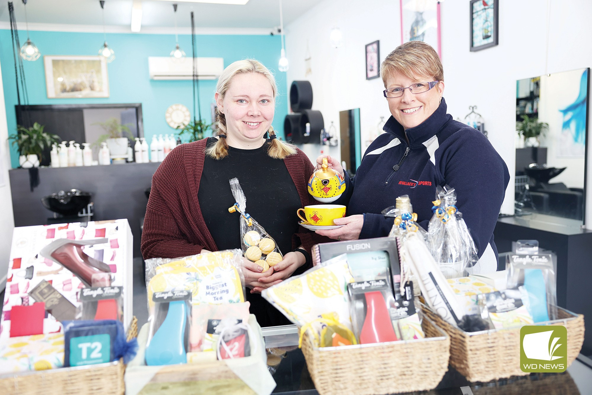Anyone for tea?: Benallack’s Sports’ Michelle Elijah and Revamp’s Tarna Alexander are gearing up for another Biggest Morning Tea.