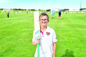 Player of the match George Sadler. 