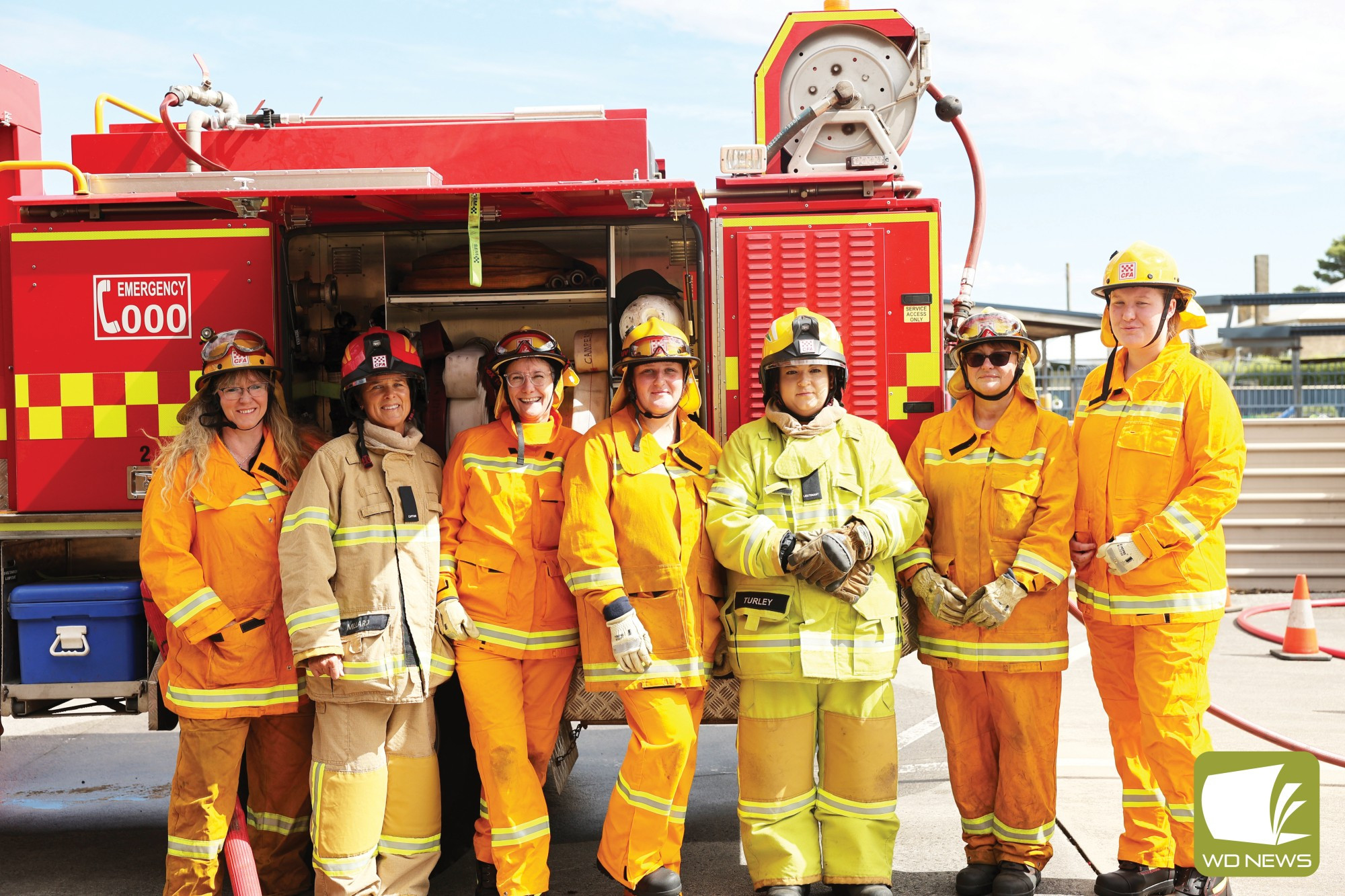 Fire-fighting females: Women from various brigades around the district gathered to mark International Women’s Day.