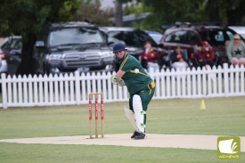 Bookaar’s Pru Luker on her way to 31 runs. 