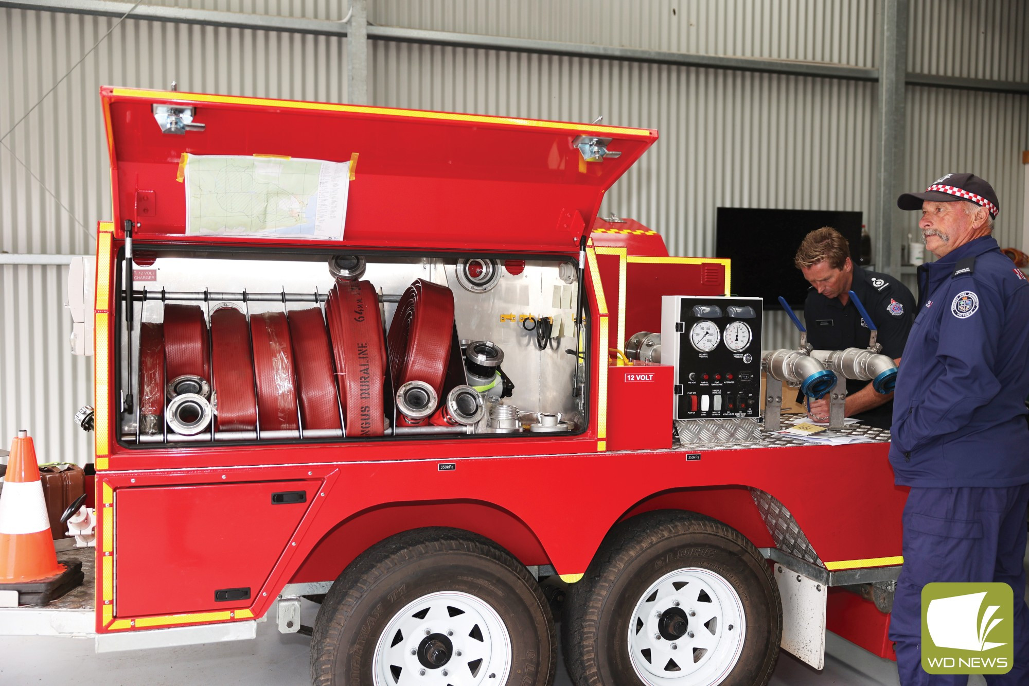 New machinery: Bookaar’s CFA brigade received new equipment recently.