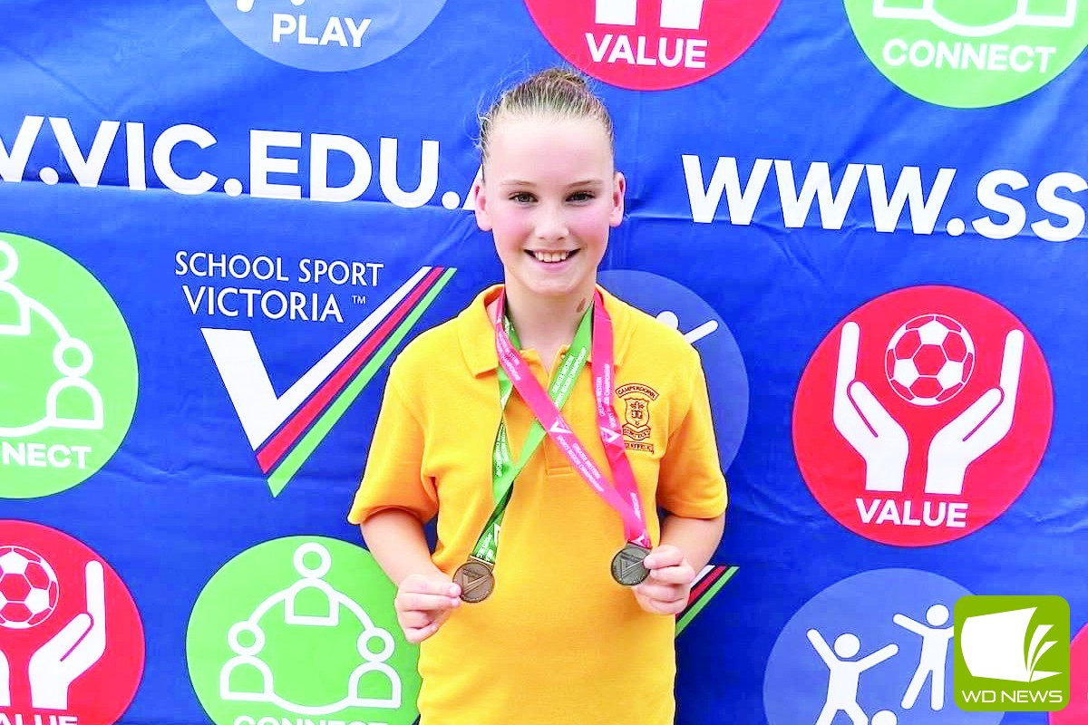 Essi Myers brought home two medals from the recent regional swimming carnival in Horsham.