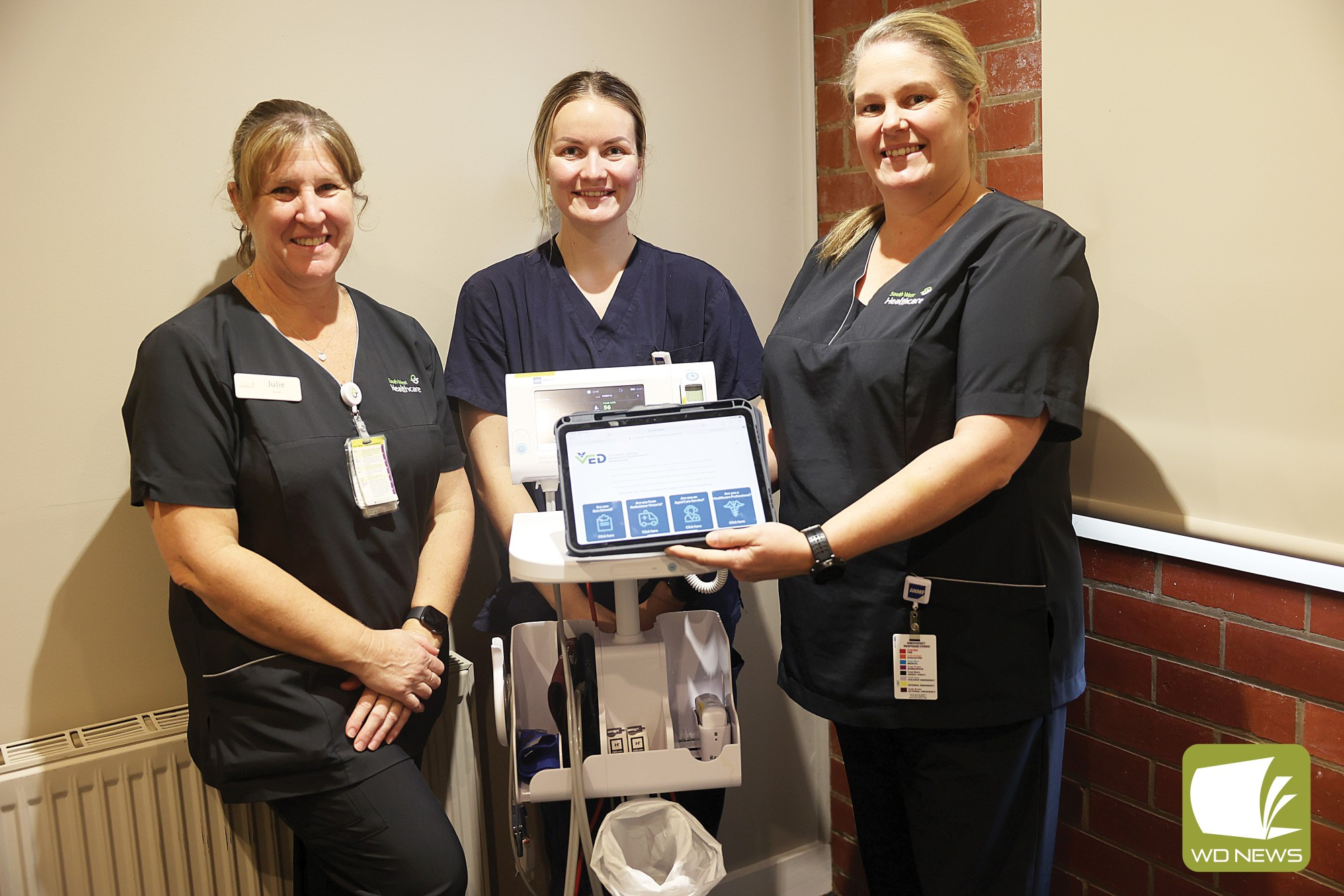 Extra assistance: Camperdown Hospital’s new VVED telehealth booth will allow patients to choose to fast-track their care.