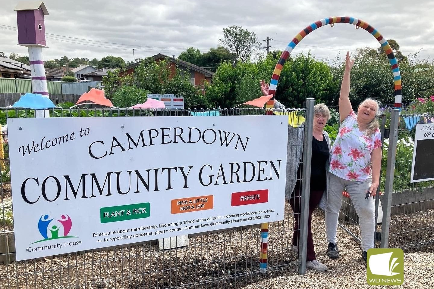 Art project on the way: Camperdown and District Community House has received funding to produce an art project in the community garden.