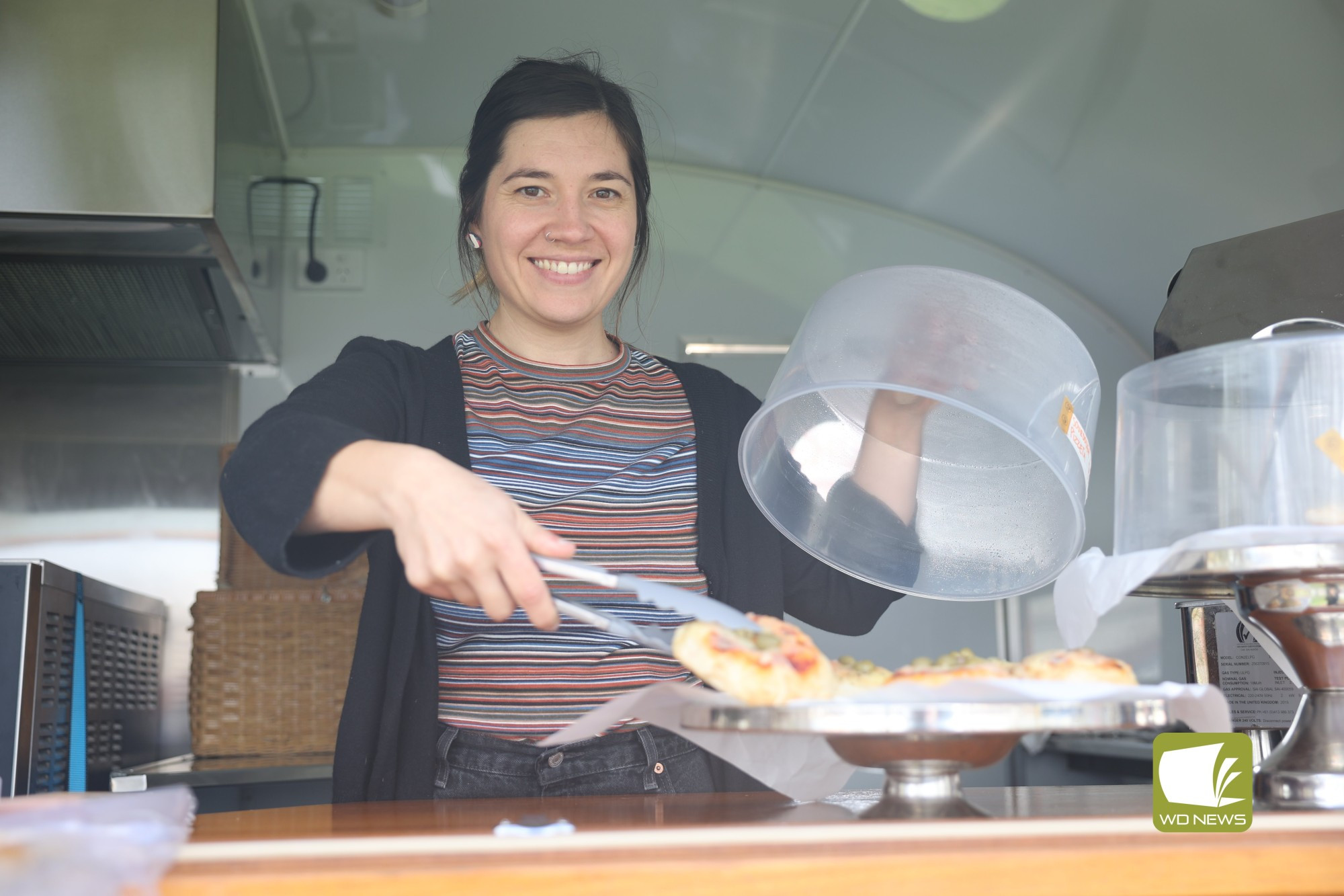 A unique taste: Camperdown residents may have spotted Anto Di Santo’s Gluten House trailer at Lake Bullen Merri and at the recent Camperdown Rotary Markets.