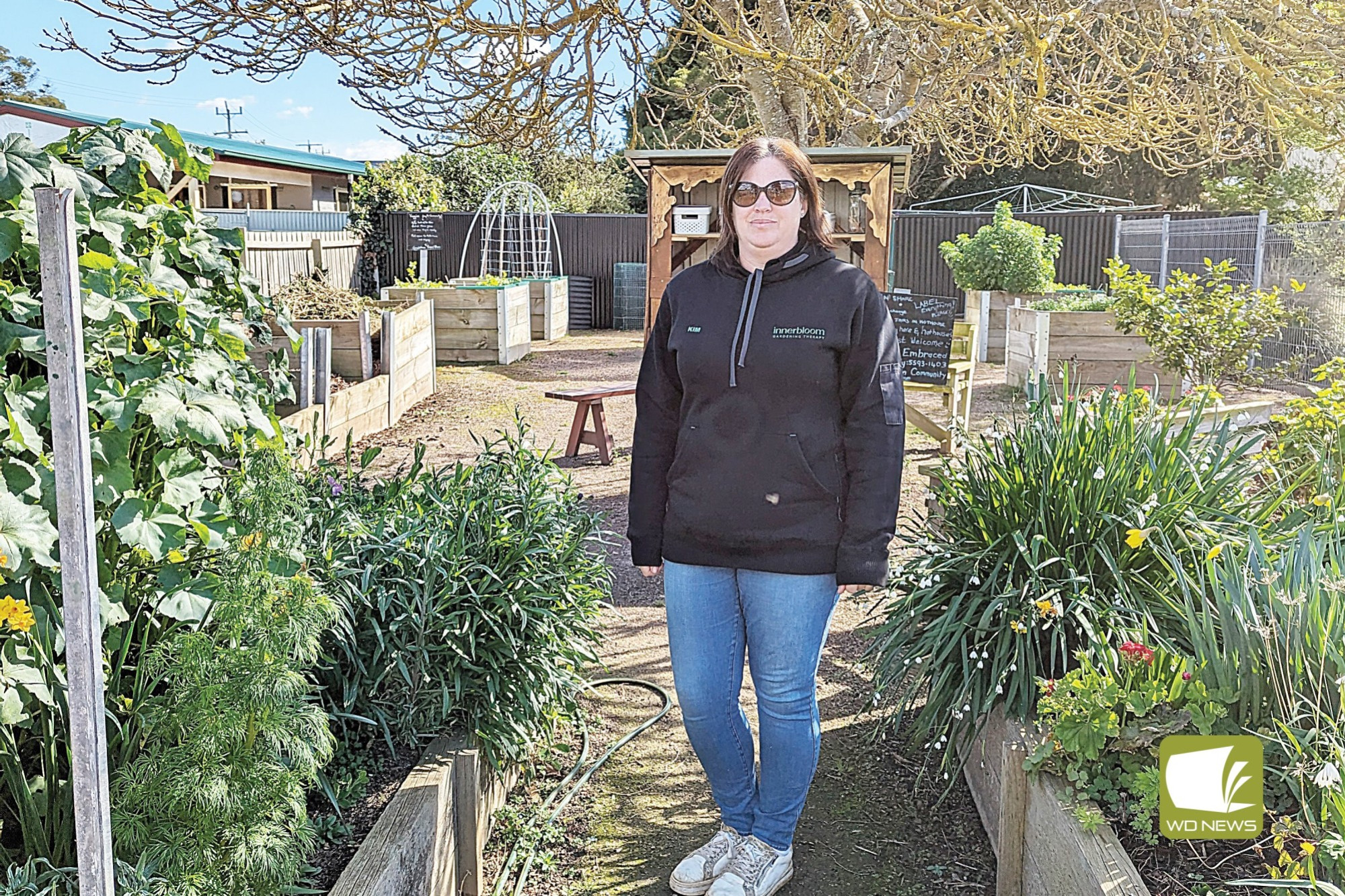 “We will all be better for it”: Kim Cragg from Inner Bloom Gardening Therapy will work alongside Camperdown and District Community House as part of a new partnership.