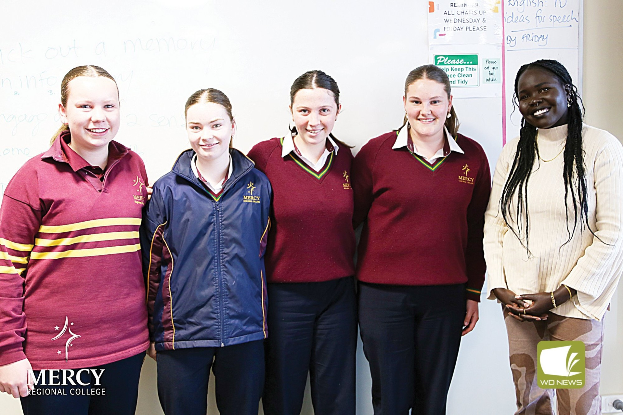 Author pays a visit: Students welcomed author Kgshak Akec for a special talk last Wednesday.
