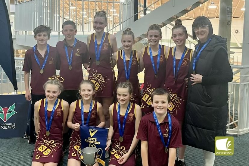 Coached by Marie Wall, St Patrick’s Primary School netballers took out last week’s state championship in Melbourne.