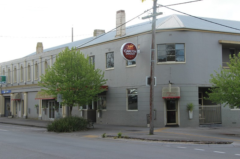 Makeover: The Wheatsheaf Hotel will soon kick off a $6000 revamp after receiving a $3000 grant through the Corangamite Shire Council’s Retail Area Façade Improvement Program.