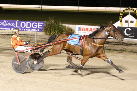 Iam Erik took out the final race on the card ‘The O’Keeffe’ for trainer Margaret Lee and son Jason.