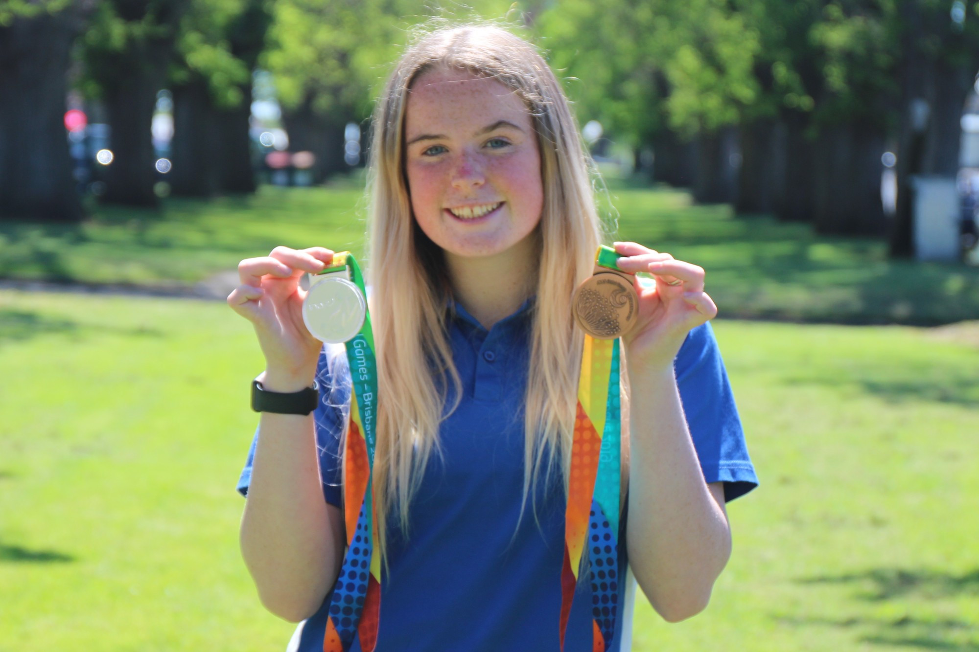 Local teenager Caytlyn Sharp enjoyed a successful campaign at the recent INAS Global Games.