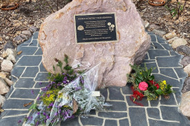 Respects paid: Wreaths were laid across the weekend and on Tuesday as the local community commemorated the 75th anniversary of the end of World War II and Vietnam Veterans Day. 