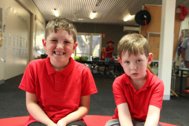 First day: Noorat Primary School welcomed Callum Baird and Brody Borthwick as new Preps for 2020. 